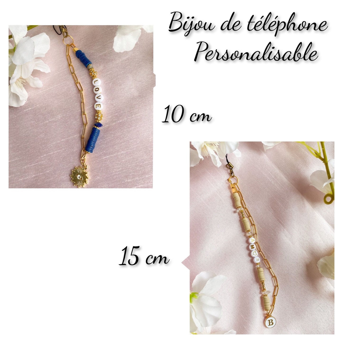 Bijoux de téléphone personalisable