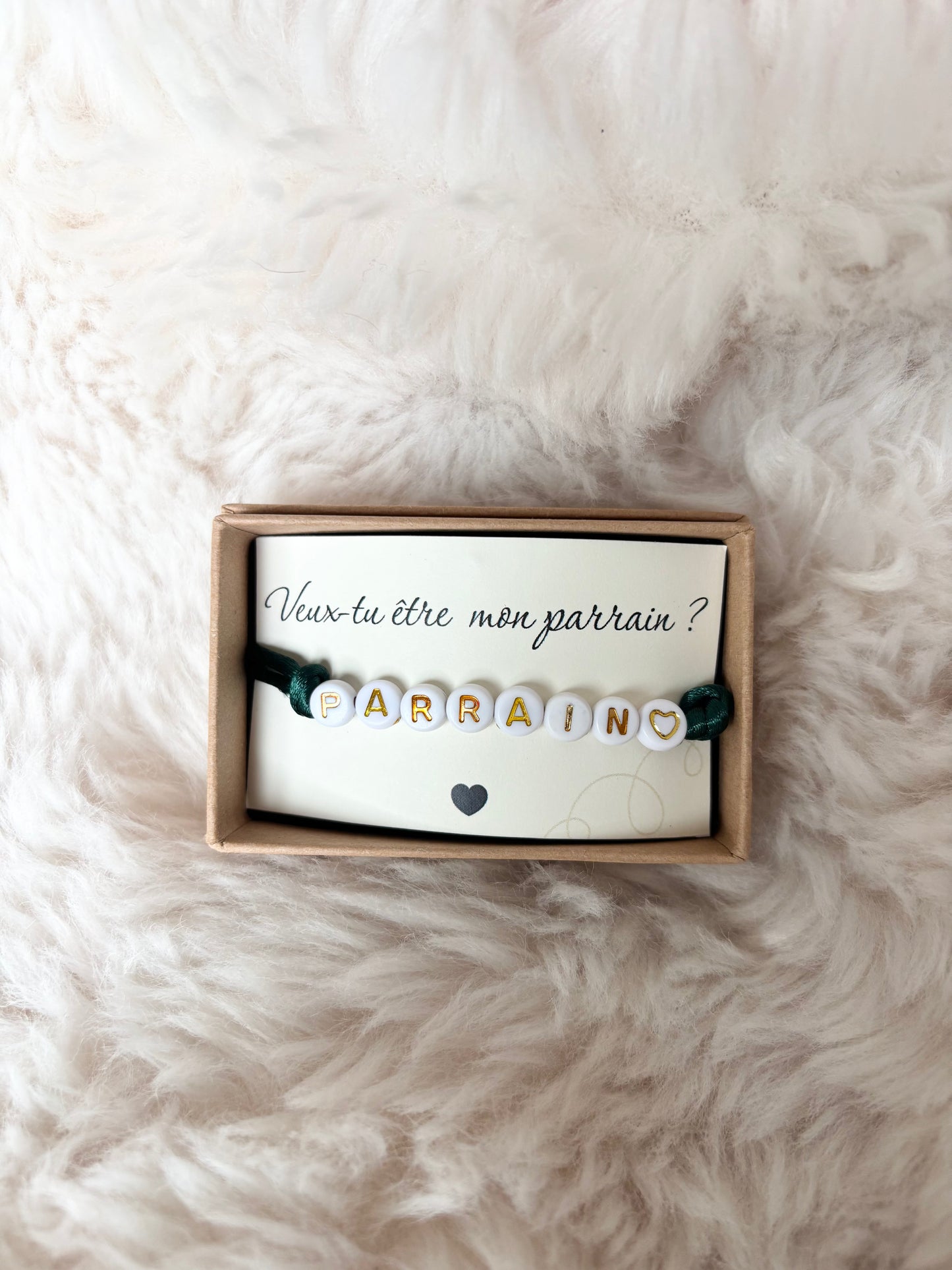 đ Bracelet dâannonce âVeux-tu ĂȘtre mon parrain ?â