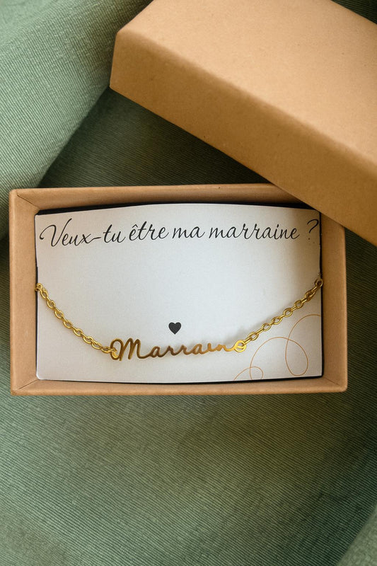Demande marraine, Boîte surprise demande marraine