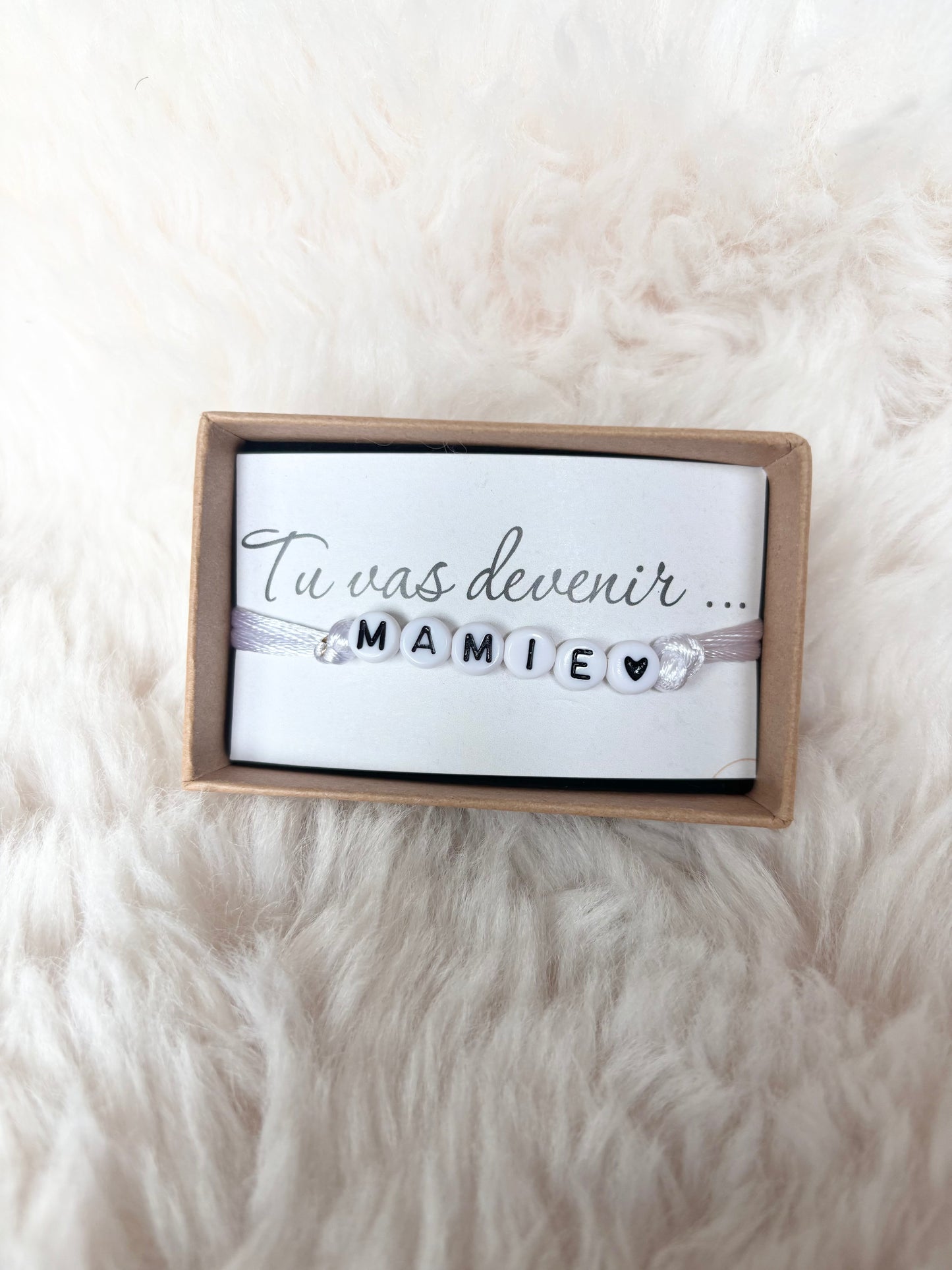 🍼 Bracelet d’annonce de grossesse – “Tu vas devenir…”