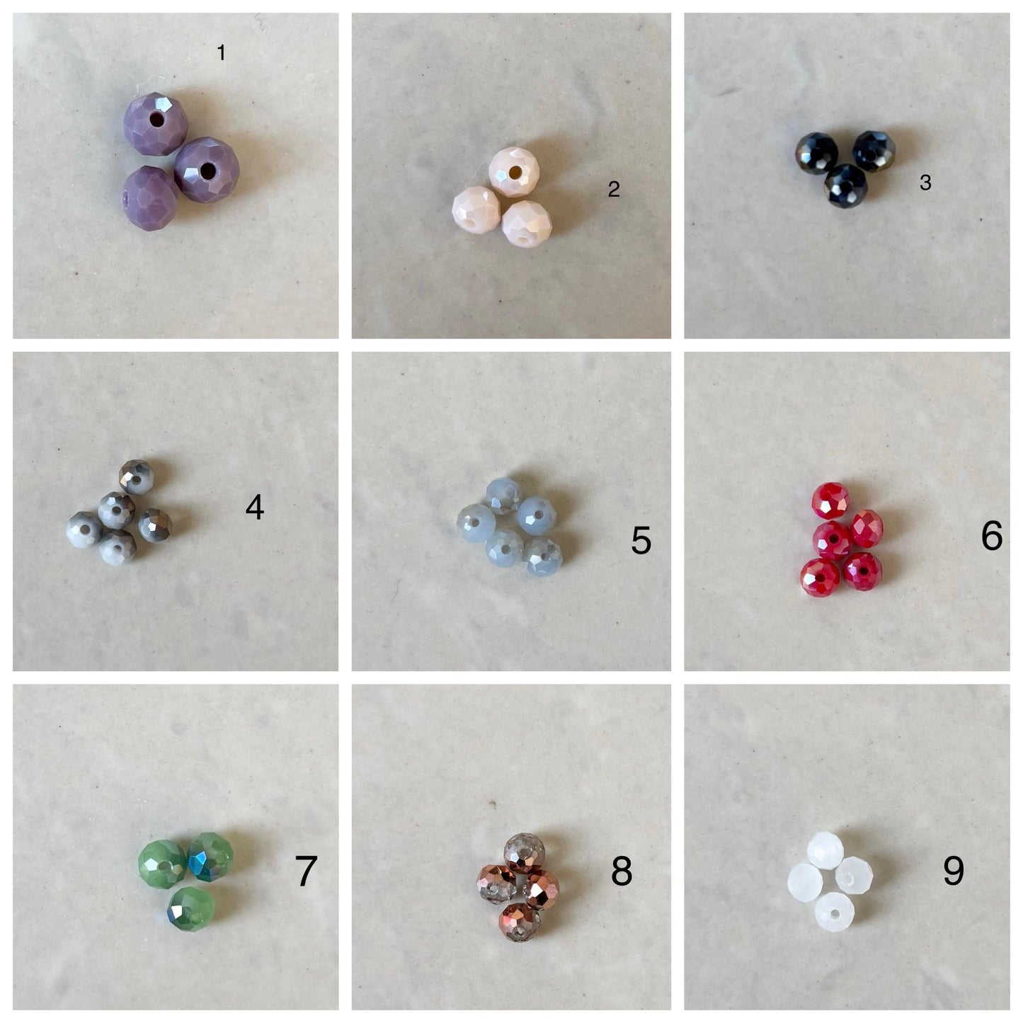 Bracelet personnalisable en perles de cristal et lettres alphabet